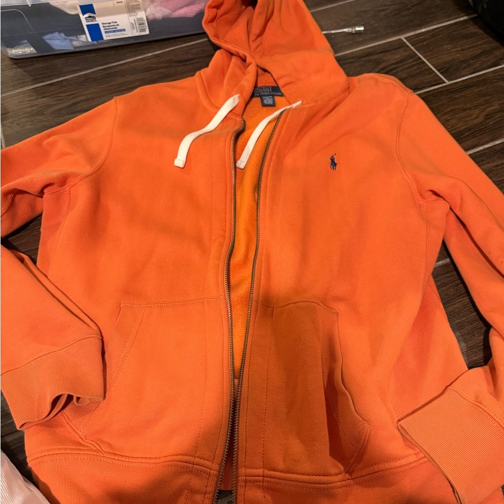 Ralph Lauren Vibrant Orange Polo Hoodie
